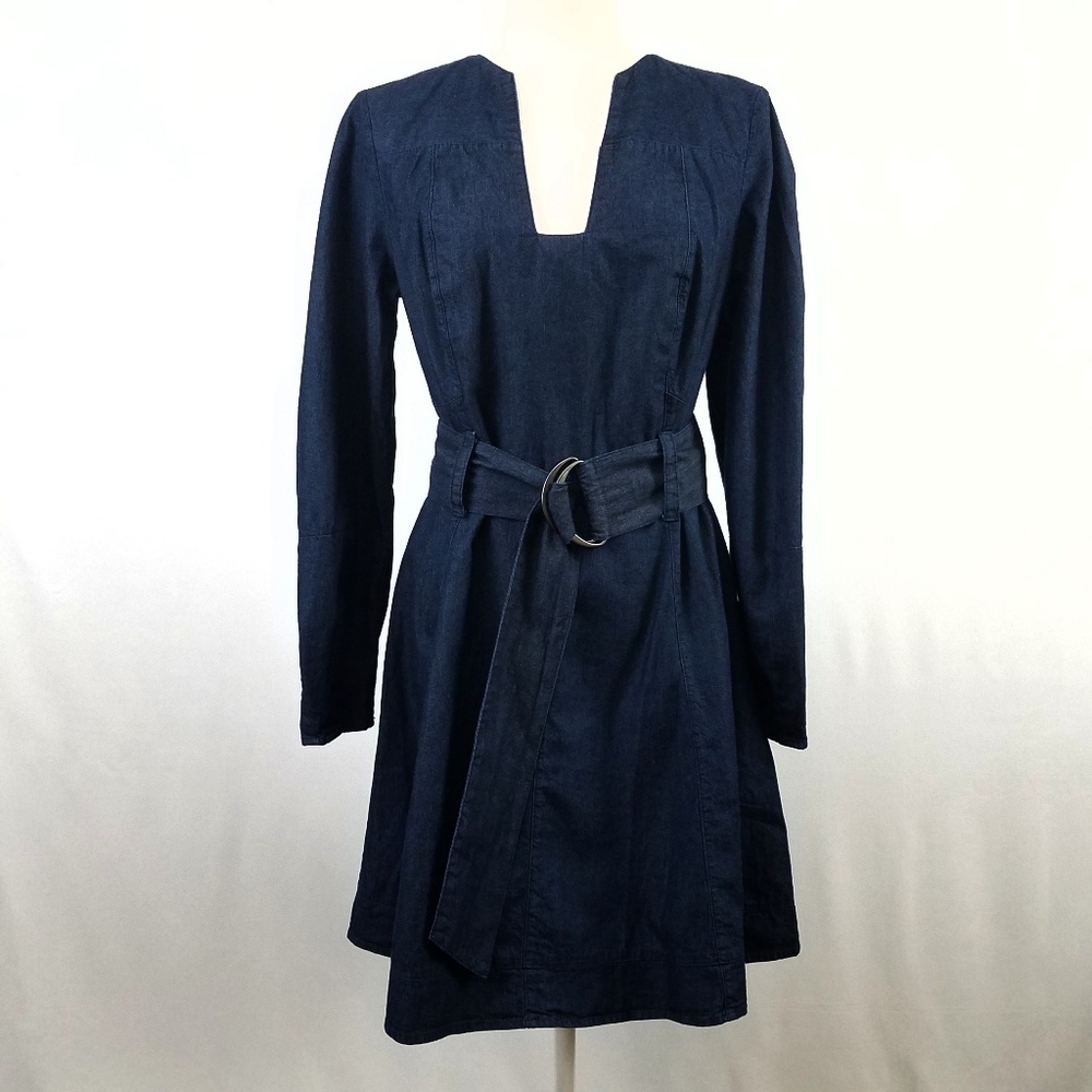 ๐๏ธ โต๏ธ FREE PEOPLE Karmen Cotton Denim Mini Dress // (NWT)